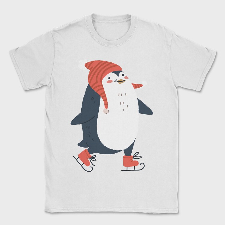 Penguin Skate Fest, Tricou Barbati (Unisex)