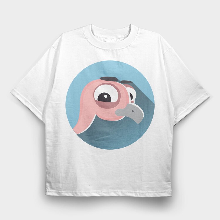 Peacock Eyes, Tricou Oversize Barbati (Unisex)