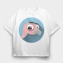 Peacock Eyes, Tricou Oversize Barbati (Unisex)