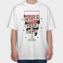 Wine And True Crime, Tricou Oversize Barbati (Unisex)