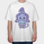 Witch Cat Bat, Tricou Oversize Barbati (Unisex)