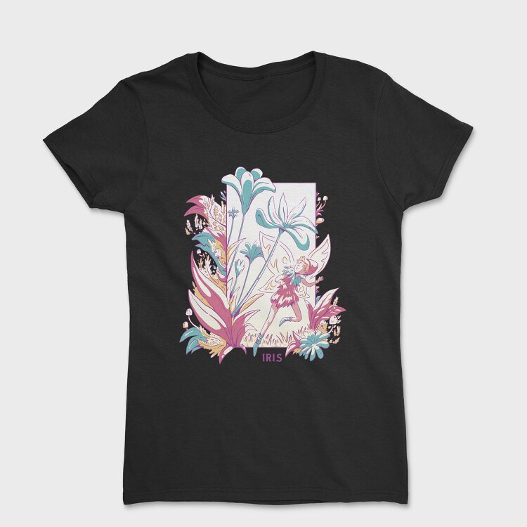 Winged Fairy In Flower Field Fairy Core 10, Tricou Femei