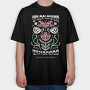 Wildflower Whispers Butterfly, Tricou Oversize Barbati (Unisex)