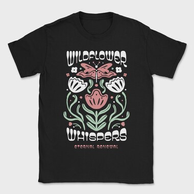 Wildflower Whispers Butterfly, Tricou Barbati (Unisex)