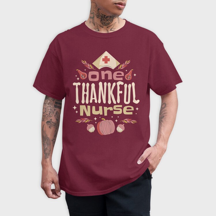 Thankful Nurse, Tricou Barbati (Unisex)