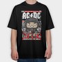 Highway To Hell Rockstar, Tricou Oversize Barbati (Unisex)