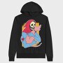 Skeleton Sphynx Cat, Hanorac Oversize Barbati (Unisex)