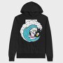Surf Dog Cheers, Hanorac Oversize Barbati (Unisex)