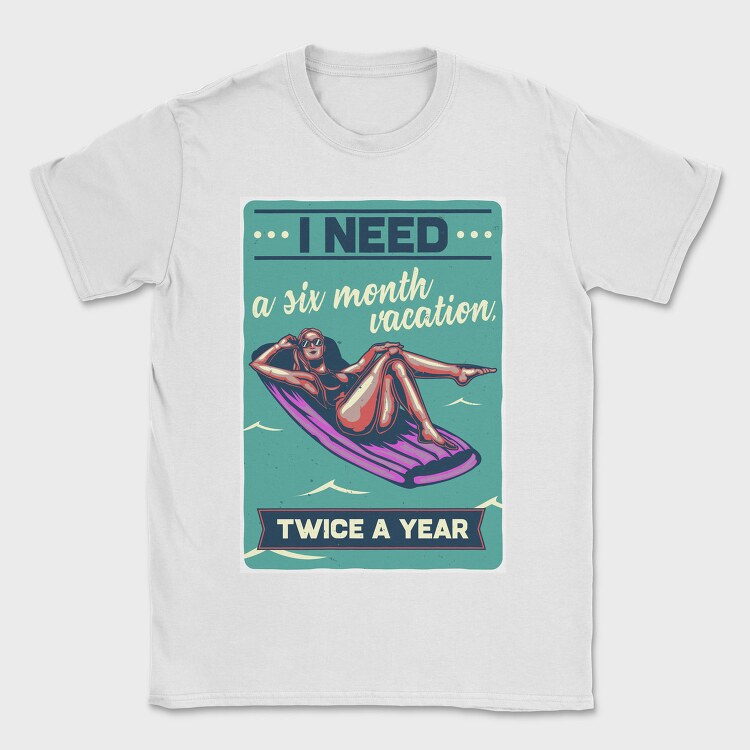 Six Month Vacation, Tricou Barbati (Unisex)