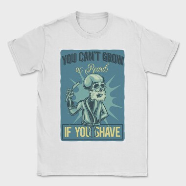 Skull Beard Shave, Tricou Barbati (Unisex)