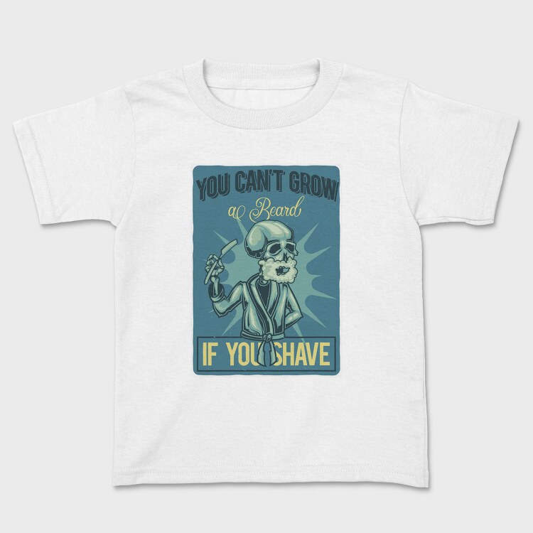 Skull Beard Shave, Tricou Copii