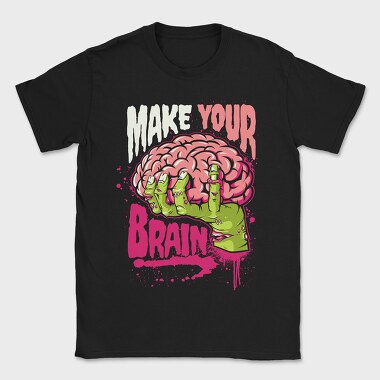 Zombie Brain Grab, Tricou Barbati (Unisex)