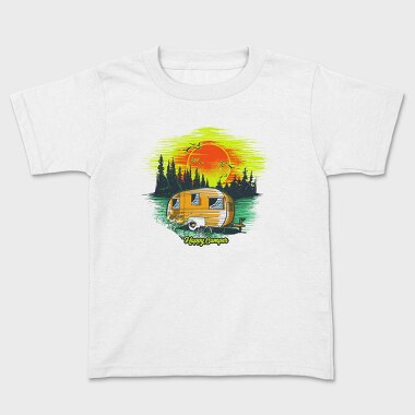 Happy Camper Sunset, Tricou Copii