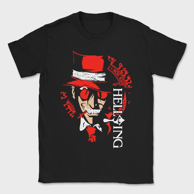 Red Skull Monowolf, Tricou Barbati (Unisex)