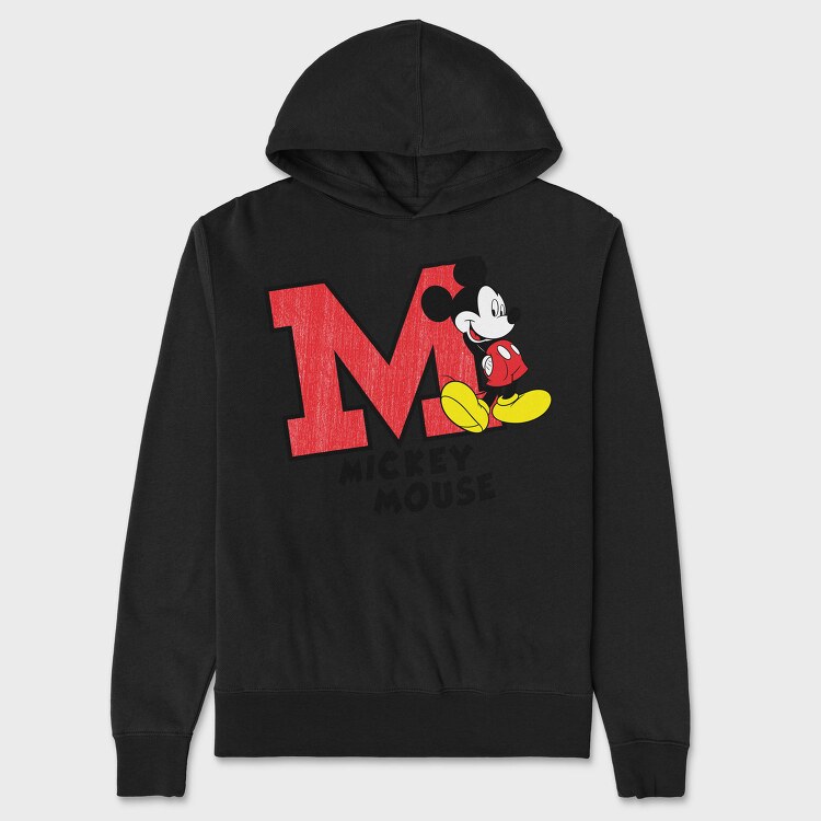 Mickey Camo Mouse, Hanorac Oversize Barbati (Unisex)