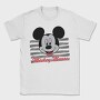 Mickey Mouse Stripes, Tricou Barbati (Unisex)