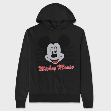 Mickey Mouse Stripes, Hanorac Oversize Barbati (Unisex)