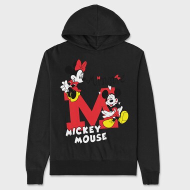 Mickey Punk Mouse, Hanorac Oversize Barbati (Unisex)
