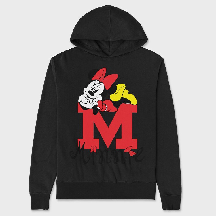 Minnie M Monogram, Hanorac Oversize Barbati (Unisex)