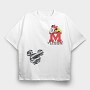 Minnie M Monogram, Tricou Oversize Barbati (Unisex)