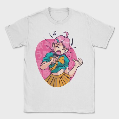 Singing Girl Karaoke, Tricou Barbati (Unisex)