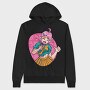 Singing Girl Karaoke, Hanorac Oversize Barbati (Unisex)