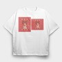 Christmas Dog, Tricou Oversize Barbati (Unisex)