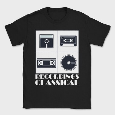 Vintage Audio Cassette Classical, Tricou Barbati (Unisex)