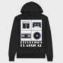 Vintage Audio Cassette Classical, Hanorac Oversize Barbati (Unisex)