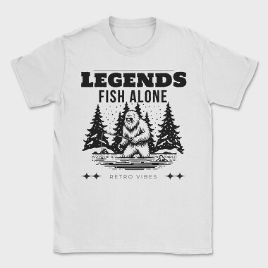 Yeti Fishing Outdoor Adventure, Tricou Barbati (Unisex)