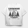 Yeti Fishing Outdoor Adventure, Tricou Oversize Barbati (Unisex)