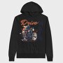 MotorcycleArt RetroStyle, Hanorac Oversize Barbati (Unisex)