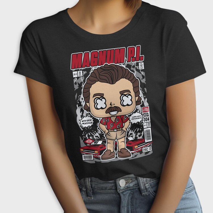 Magnus Mustache Man, Tricou Femei