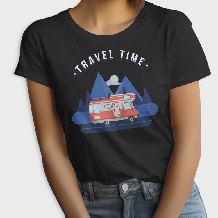 Travel Time Camper, Tricou Femei