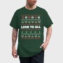 Love to All Ugly Sweater, Tricou Barbati (Unisex)