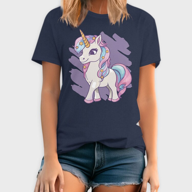 Fantasy Unicorn Cute, Tricou Barbati (Unisex)