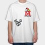 Minnie M Monogram, Tricou Oversize Barbati (Unisex)
