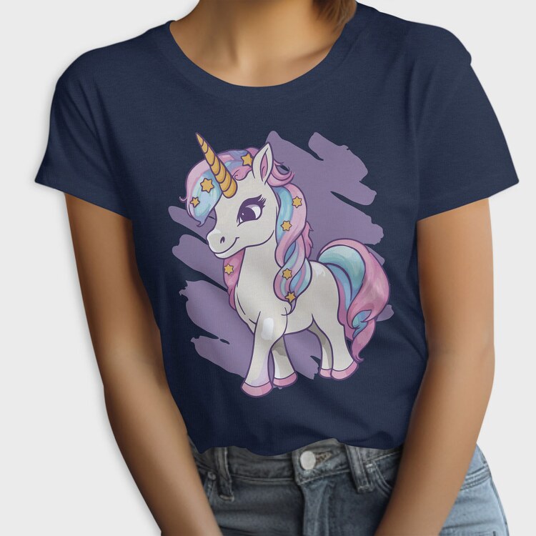 Fantasy Unicorn Cute, Tricou Femei