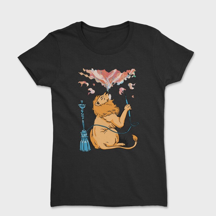 Smoke Lion Vibes, Tricou Femei