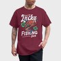 Lucky Fishing, Tricou Barbati (Unisex)