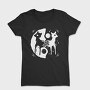 Yin Yang Deer Throw Pillow, Tricou Femei