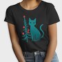 Christmas Cat Flat, Tricou Femei