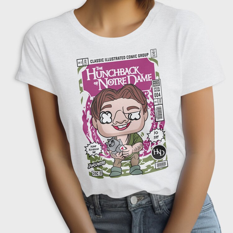 Hunchback Comic Vibes, Tricou Femei