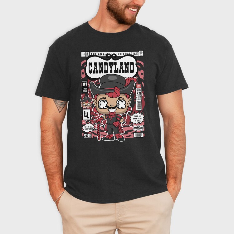 Candyland Licorice Devil, Tricou Barbati (Unisex)