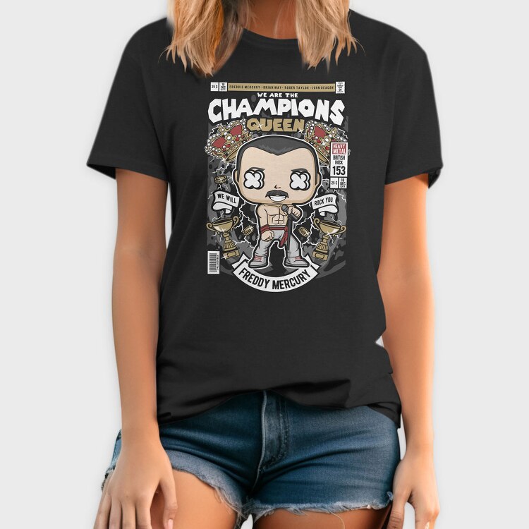 Queen Rock Pop, Tricou Barbati (Unisex)