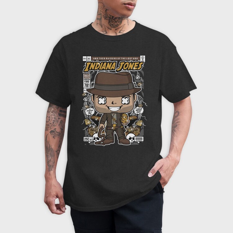 Indiana Adventure Quest, Tricou Barbati (Unisex)