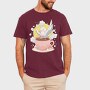 Dove and Coffee, Tricou Barbati (Unisex)