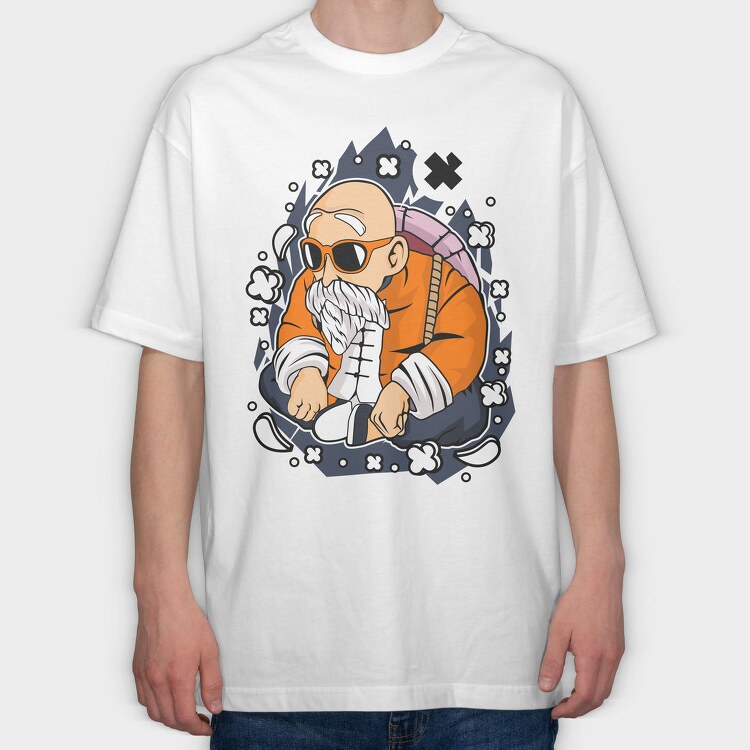 Master Kame Streetwear, Tricou Oversize Barbati (Unisex)