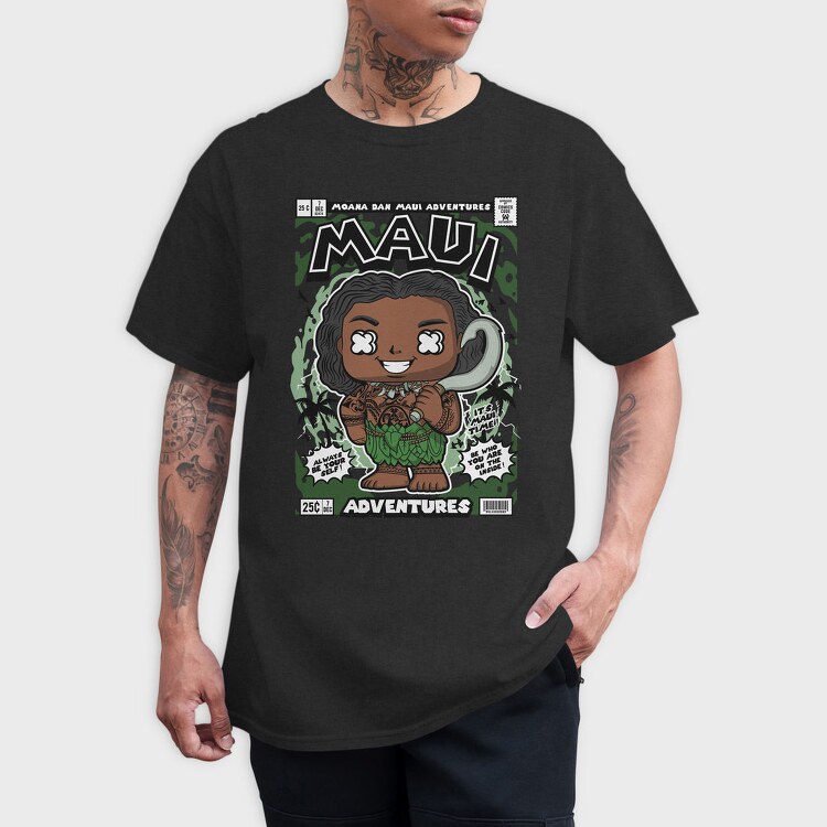 Maui Comic Vibes, Tricou Barbati (Unisex)