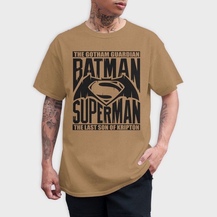 Batman Superman, Tricou Barbati (Unisex)